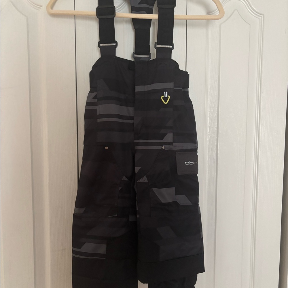 Obermeyer Toddler Black/Gray Snow Bib